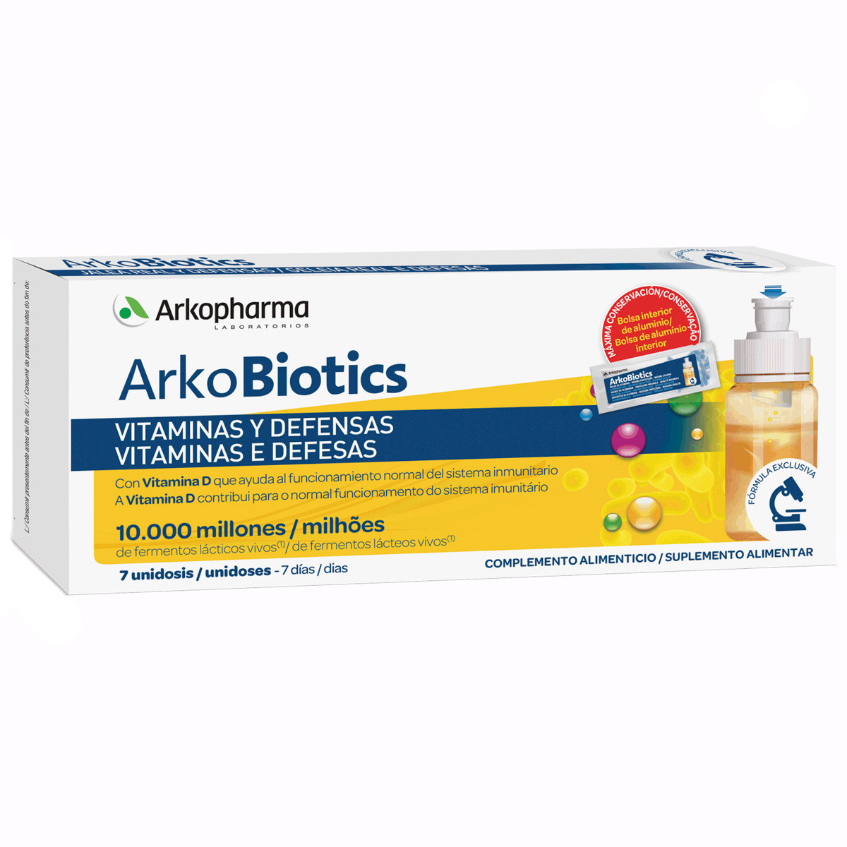 ARKOBIOTICS VIT Y DEFEN ADULTOS 7 DOSIS