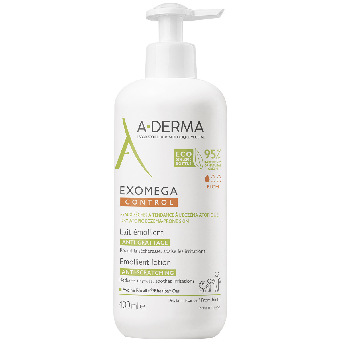 A-Derma Exomega Control Leche Corporal 400ml